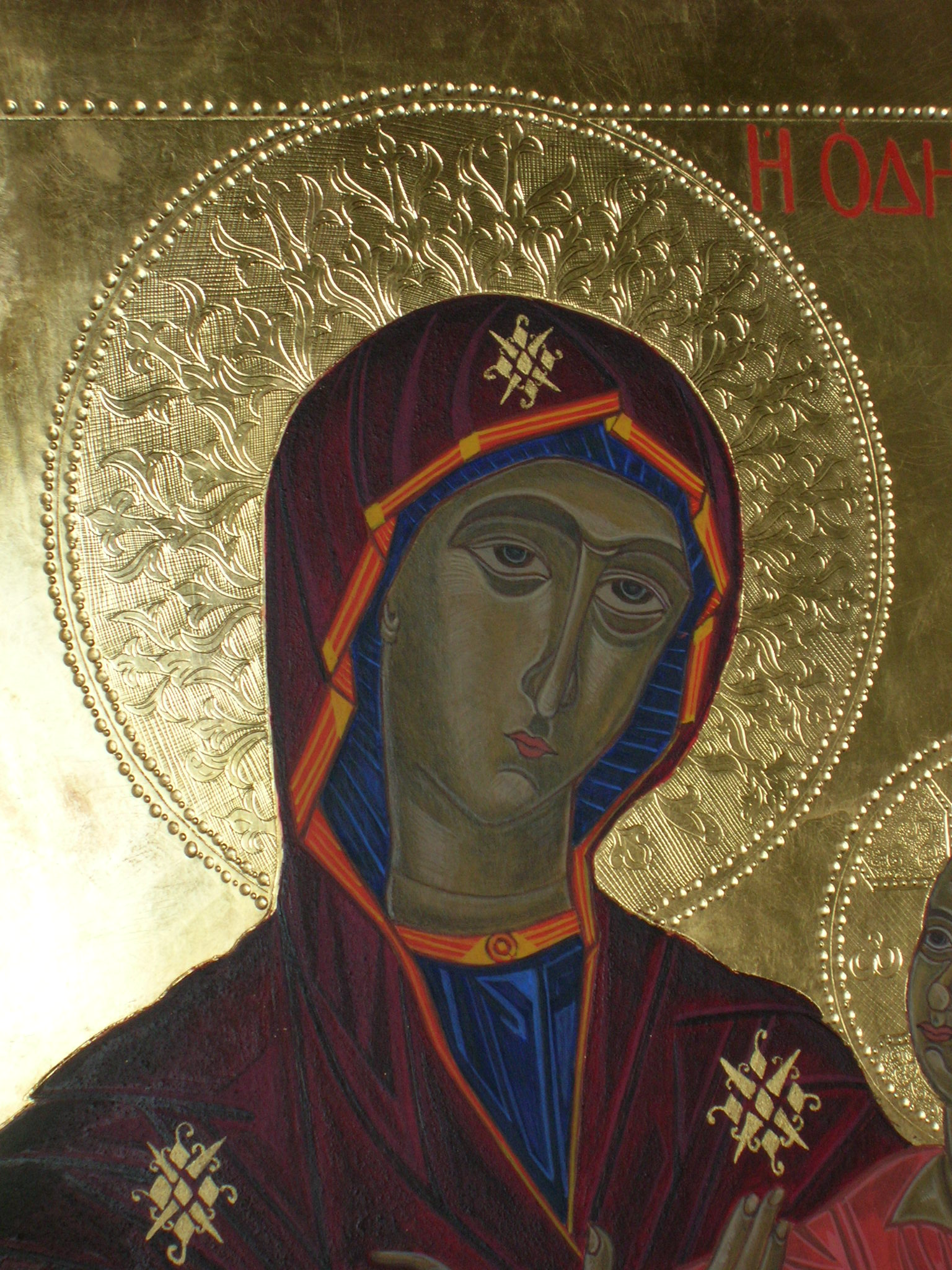 Madonna Odighitria, cm. 26 x 34.